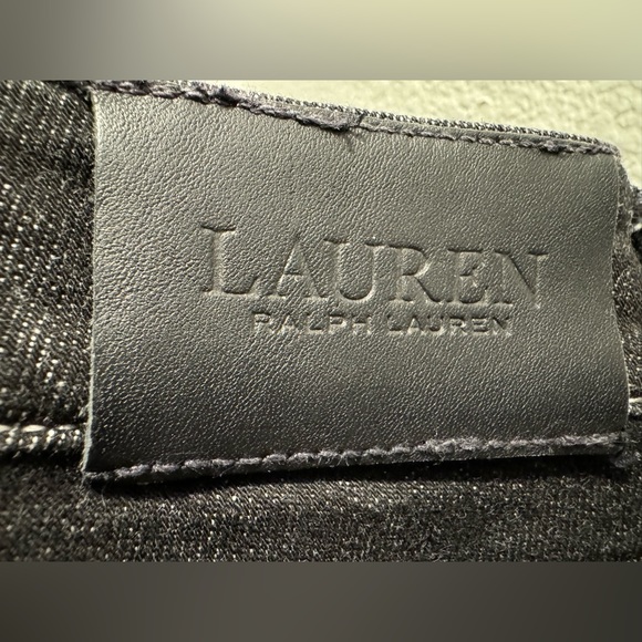 Lauren by Ralph Lauren, designer, black jeans. Size 14 excellent condition. - Picture 5 of 6